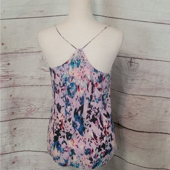 J. Crew Multicolor Silk Spaghetti Strap Cami Tank Size 2 NWT - Picture 4 of 7